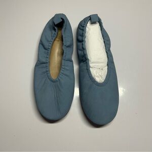 SCHUTZ Suede Light Blue Ballet Flats, Size 6.5